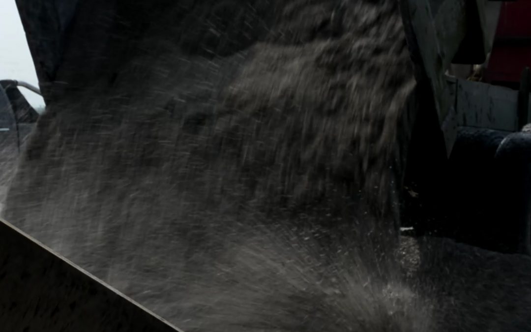 Unwashed Sand Being Unload For Washing Process In TNG Sdn. Bhd. Mining Plant